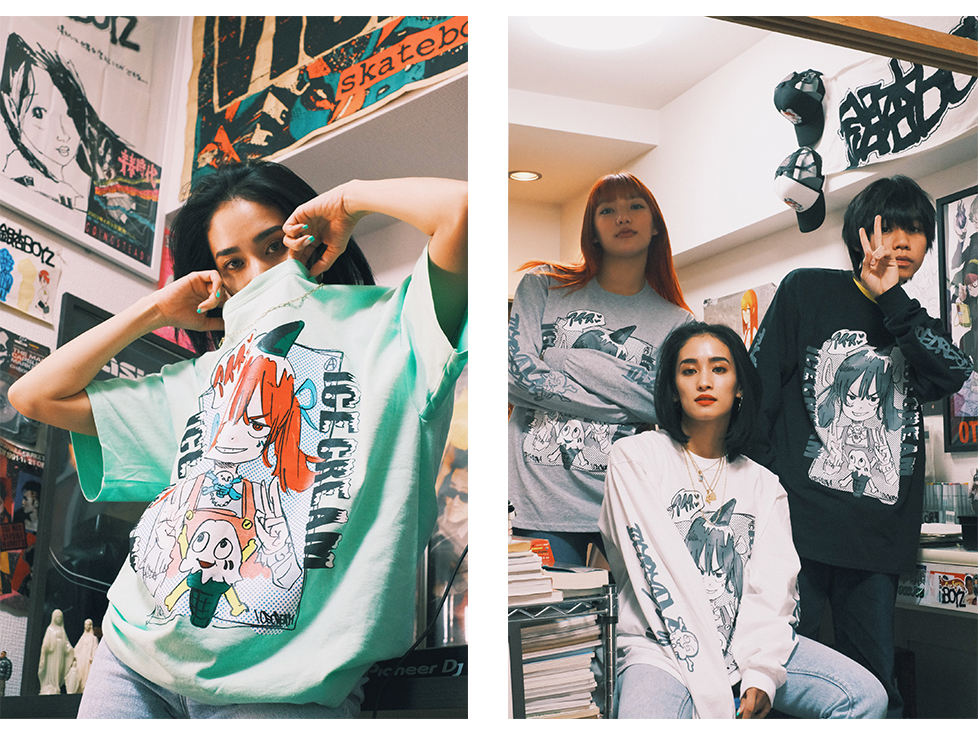 ICECREAM x JUN INAGAWA