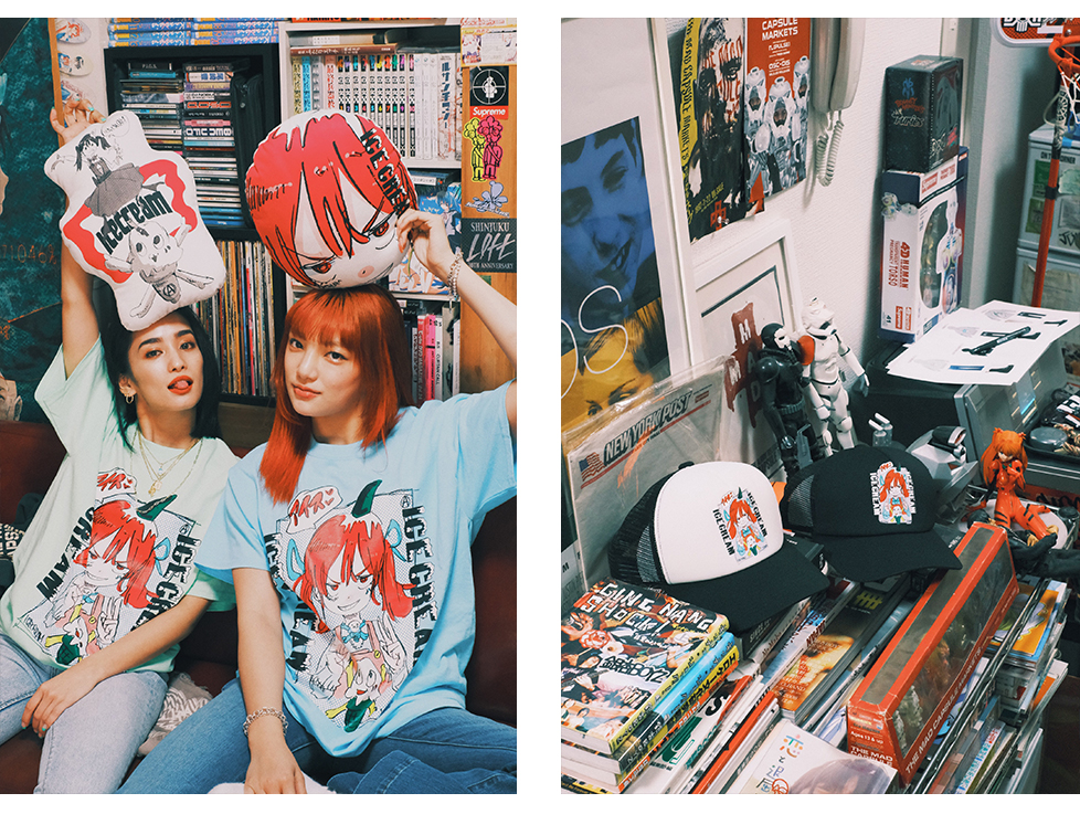 ICECREAM x JUN INAGAWA